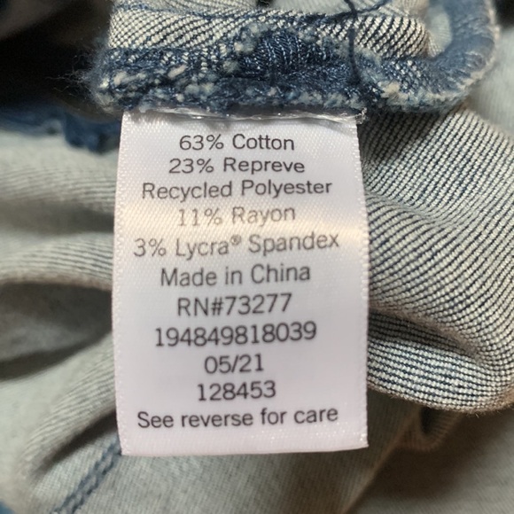 SO High Rise Pleated Denim Tennis Skirt - Picture 9 of 11